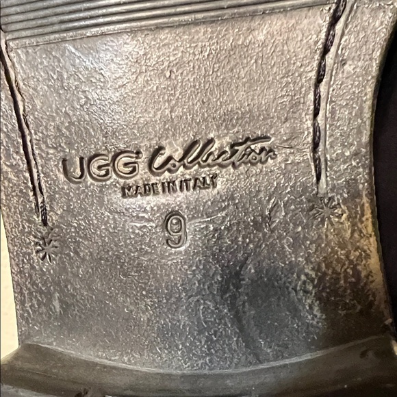 UGG Navy Nubuck Leather Chukka Boots Size 8 Made In Italy main image 7